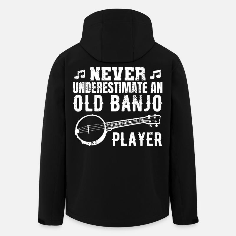 Banjo Großvater - Recycelte Männer Softshell-Jacke von Stanley/Stella - Schwarz