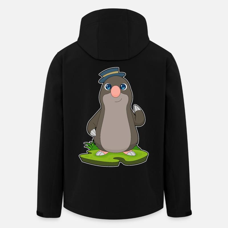 Mole Hat - Men’s Recycled Softshell Jacket by Stanley/Stella - black