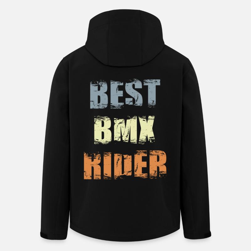 BMX Zitat - Recycelte Männer Softshell-Jacke von Stanley/Stella - Schwarz