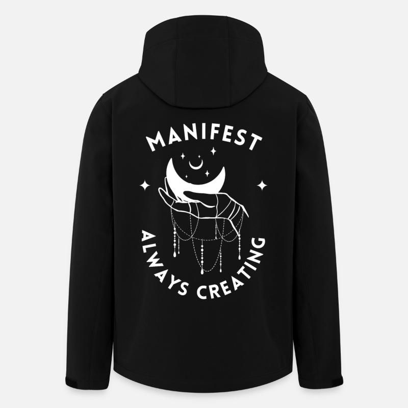 Manifest Creative Mystical - Men’s Recycled Softshell Jacket by Stanley/Stella - black