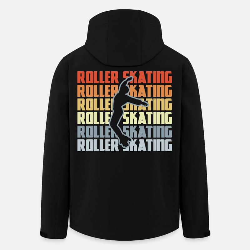 Roller Skating Disco - Men’s Recycled Softshell Jacket by Stanley/Stella - black