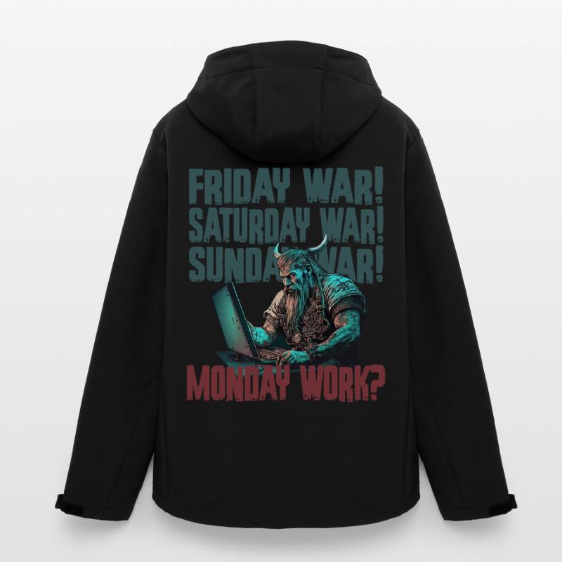 Monday work Programming Vikings Men’s Recycled Softshell Jacket by Stanley/Stella