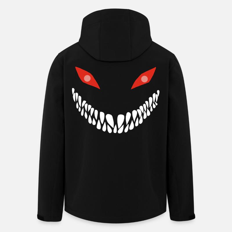 Carnivorous smile - Men’s Recycled Softshell Jacket by Stanley/Stella - black