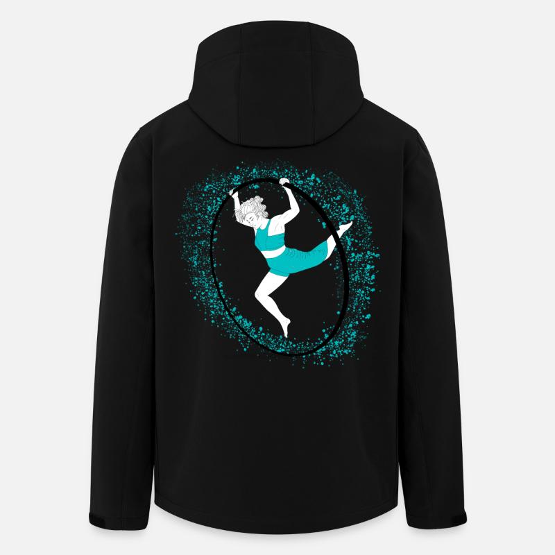 Cyr Wheel - Recycelte Männer Softshell-Jacke von Stanley/Stella - Schwarz
