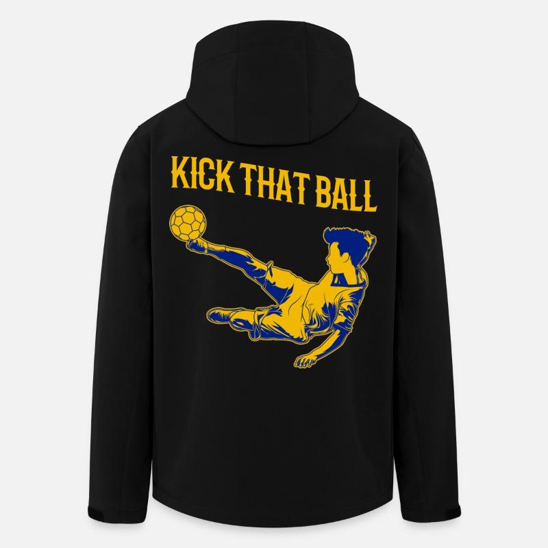 Fußballspruch - Recycelte Männer Softshell-Jacke von Stanley/Stella - Schwarz