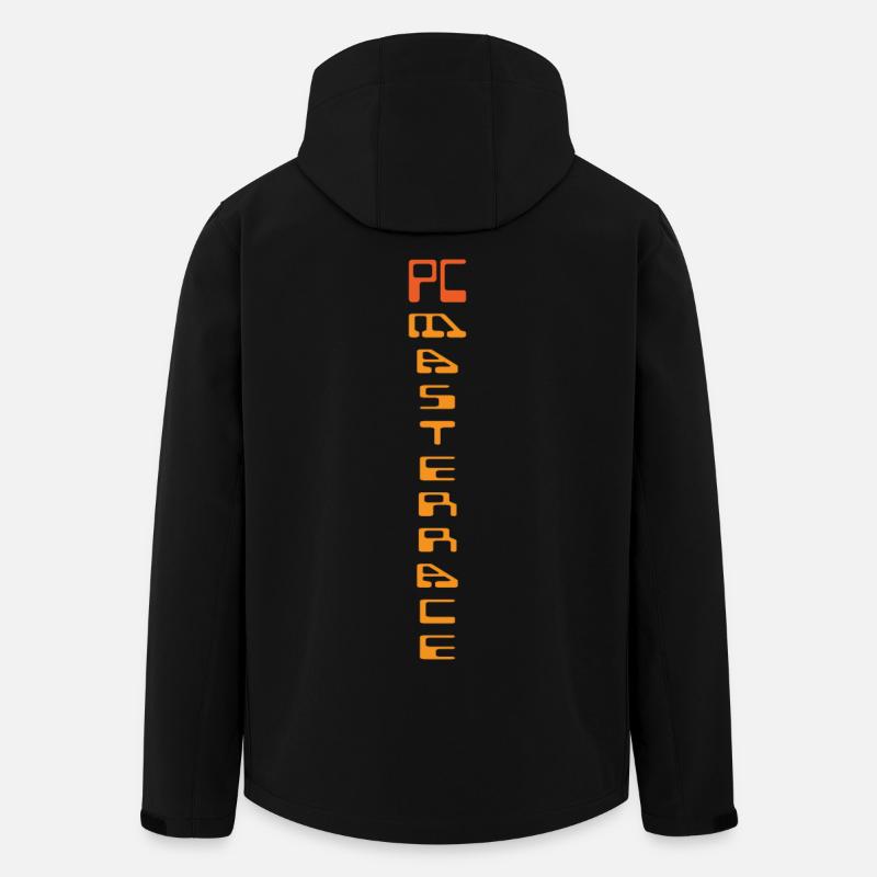 PC Masterrace - Chemise de jeu - Veste softshell homme en polyester recyclé Stanley/Stella - noir