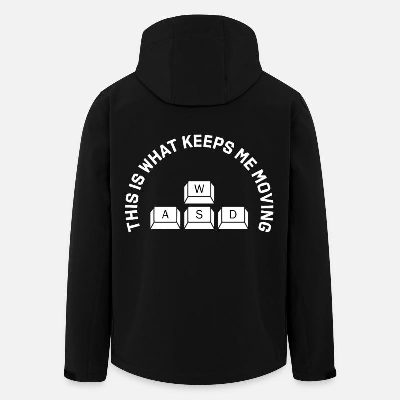 WASD - Gaming Shirt - Recycelte Männer Softshell-Jacke von Stanley/Stella - Schwarz