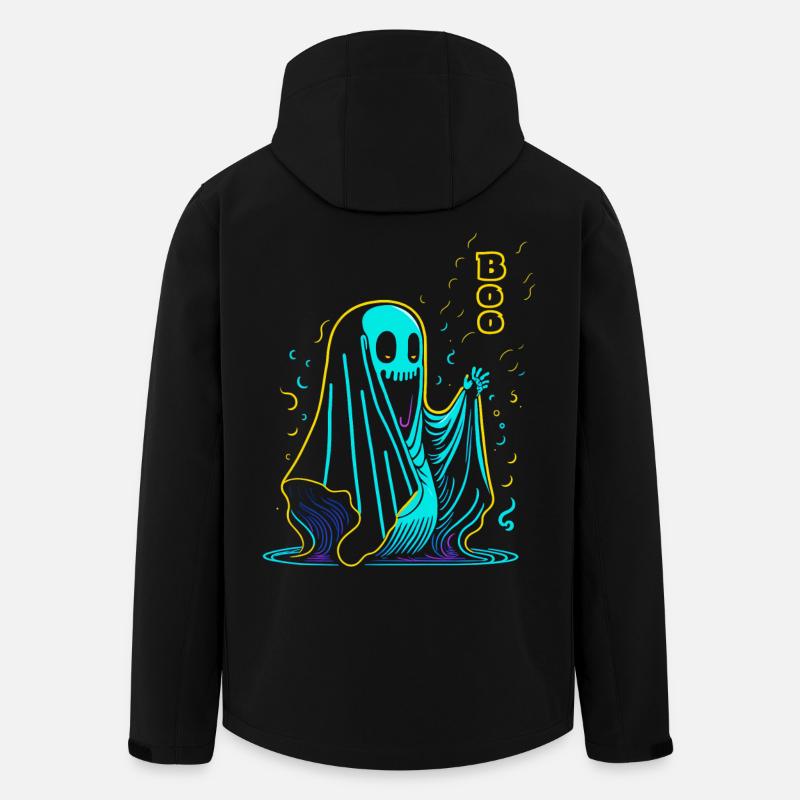 Vernachlässigter Halloween-Geist - Recycelte Männer Softshell-Jacke von Stanley/Stella - Schwarz