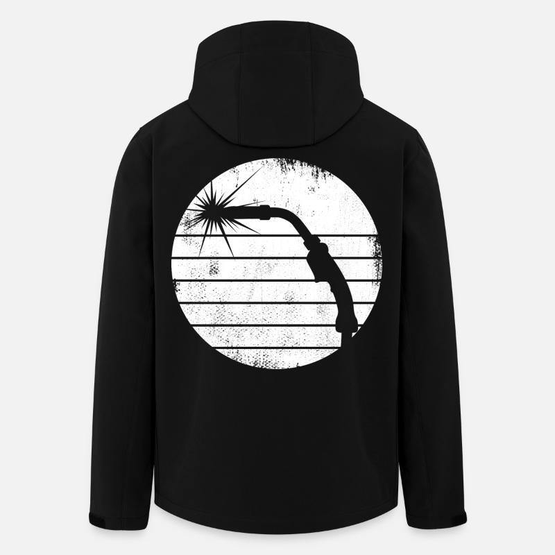 Skizze Schweißstab - Recycelte Männer Softshell-Jacke von Stanley/Stella - Schwarz