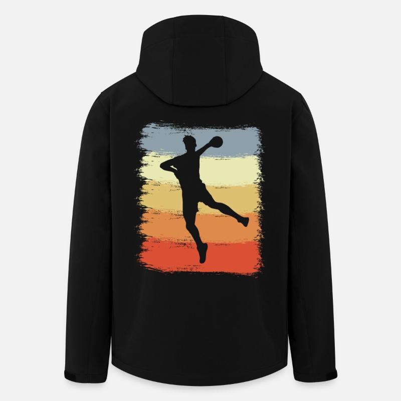 Kinder Handball - Recycelte Männer Softshell-Jacke von Stanley/Stella - Schwarz