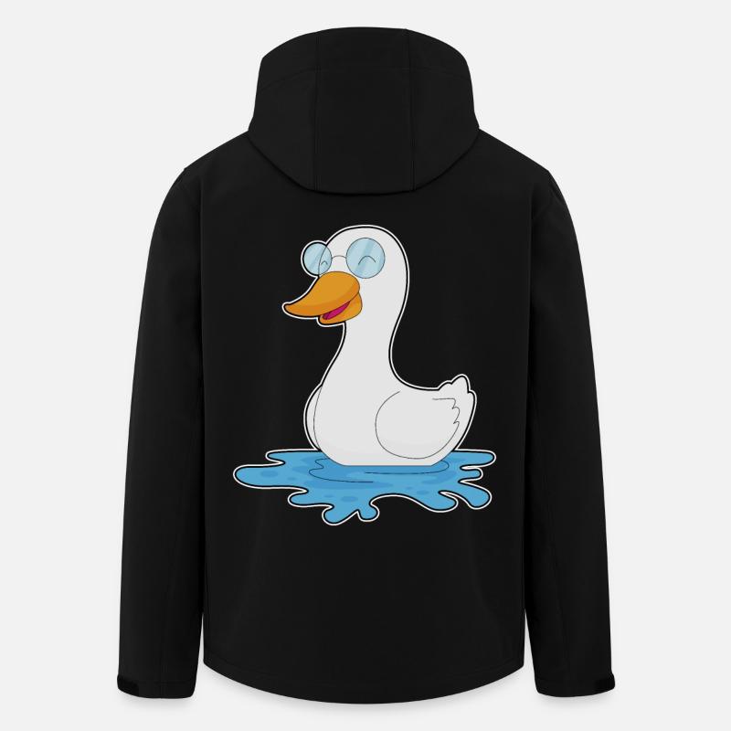 Duck Glasses - Men’s Recycled Softshell Jacket by Stanley/Stella - black