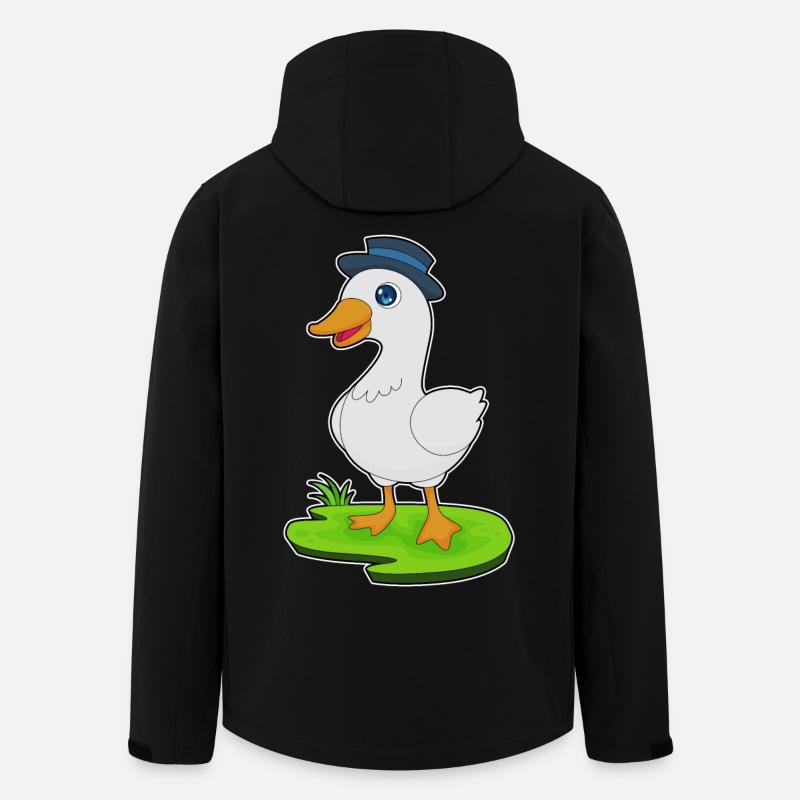 Duck Hat - Men’s Recycled Softshell Jacket by Stanley/Stella - black