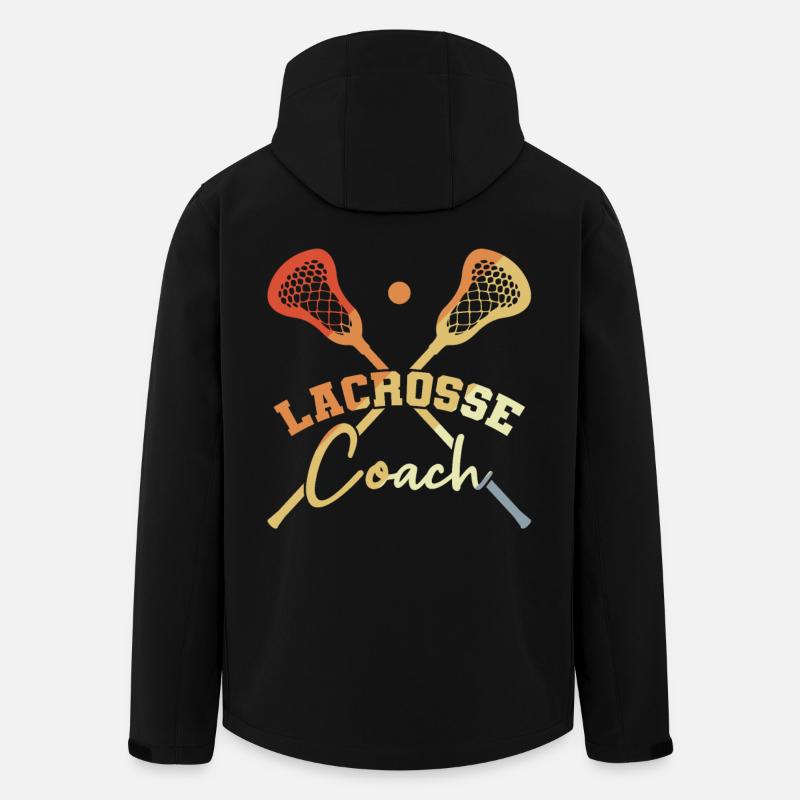 Lacrosse Trainer - Men’s Recycled Softshell Jacket by Stanley/Stella - black
