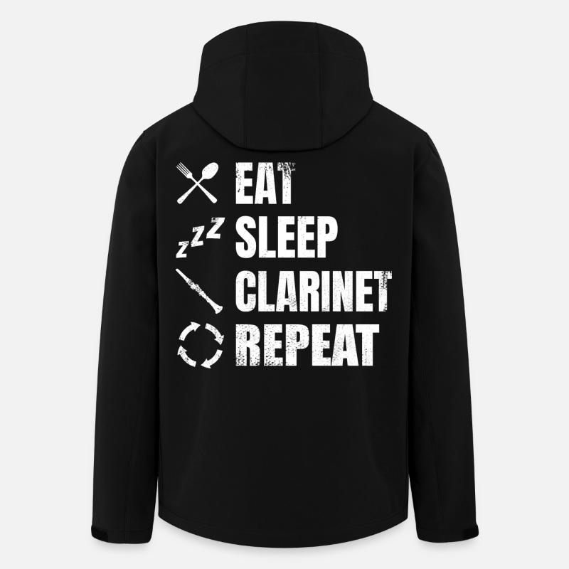 Routine clarinette - Veste softshell homme en polyester recyclé Stanley/Stella - noir