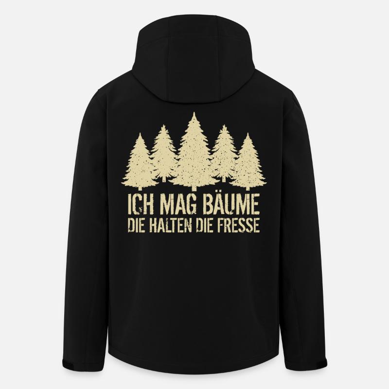 Wandern - Recycelte Männer Softshell-Jacke von Stanley/Stella - Schwarz