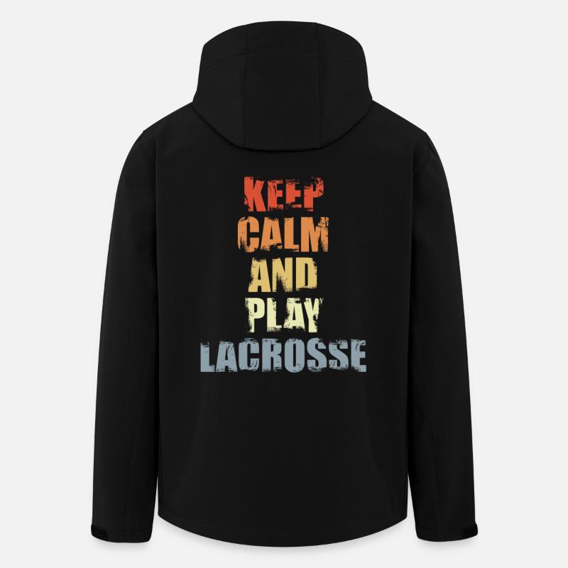 Lacrosse spielen - Recycelte Männer Softshell-Jacke von Stanley/Stella - Schwarz