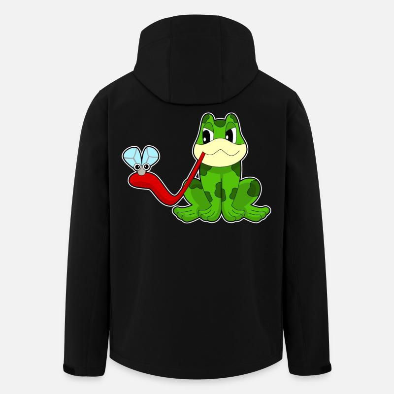 Frosch Fliege - Recycelte Männer Softshell-Jacke von Stanley/Stella - Schwarz