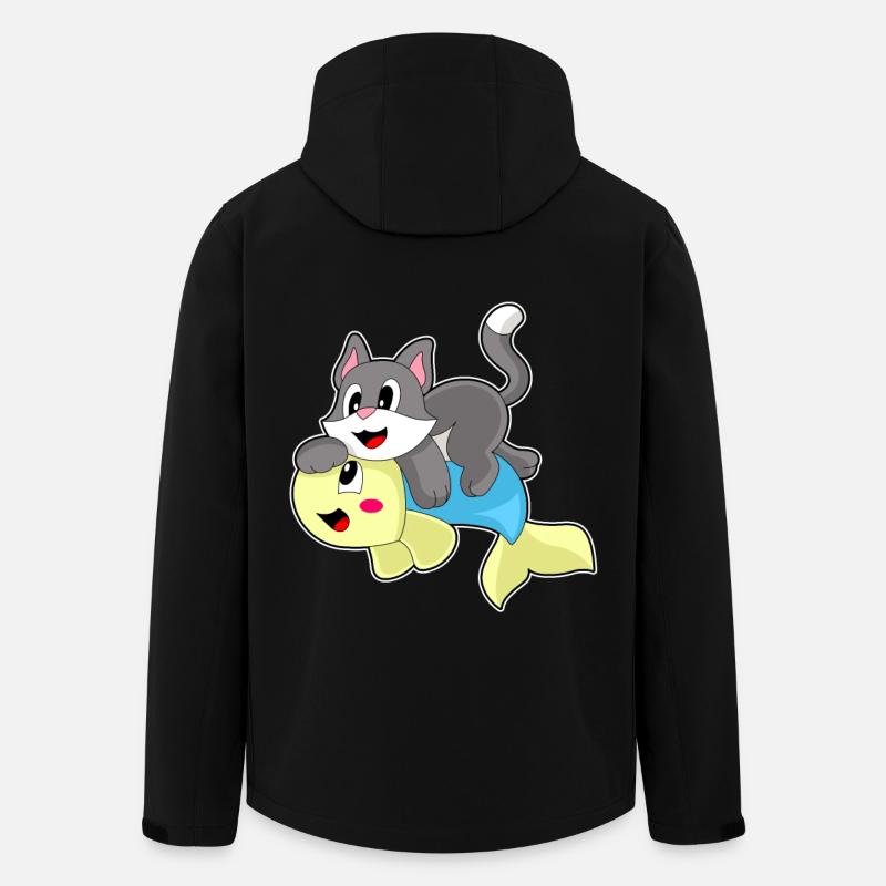 Poisson-chat - Veste softshell homme en polyester recyclé Stanley/Stella - noir