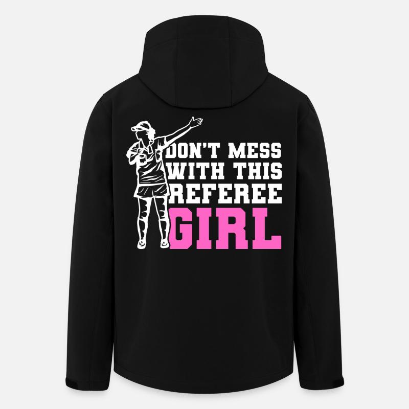 Soccer Referee - Men’s Recycled Softshell Jacket by Stanley/Stella - black