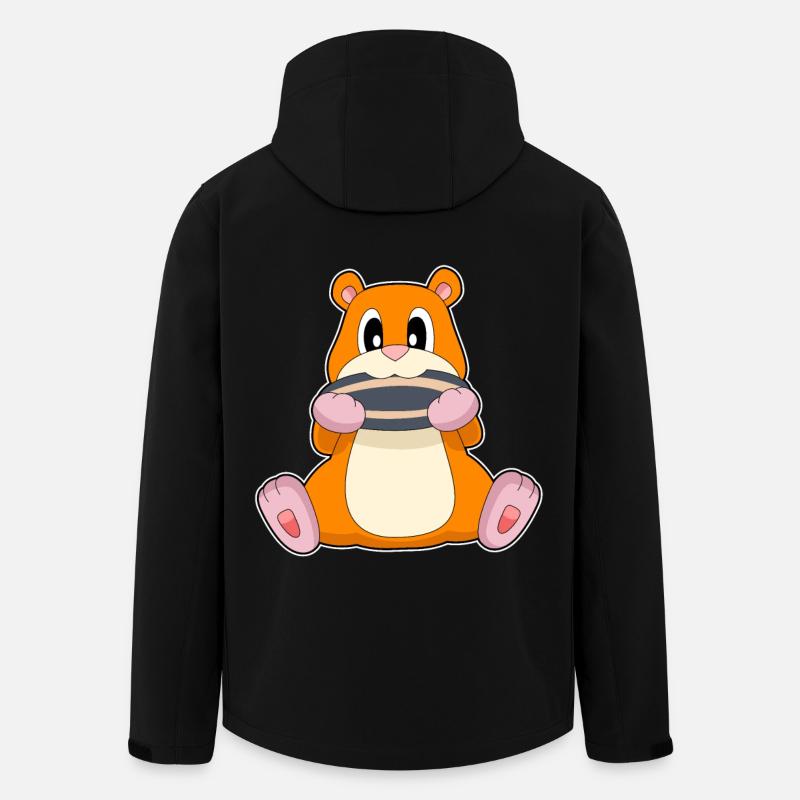 Hamster Samen - Recycelte Männer Softshell-Jacke von Stanley/Stella - Schwarz