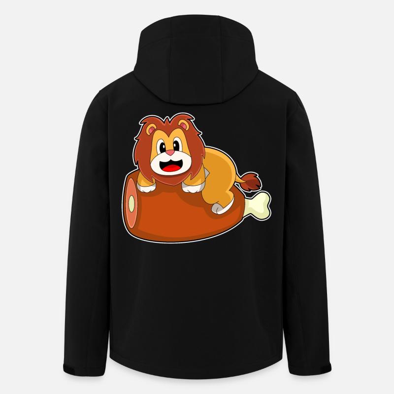 Lion Meat - Men’s Recycled Softshell Jacket by Stanley/Stella - black