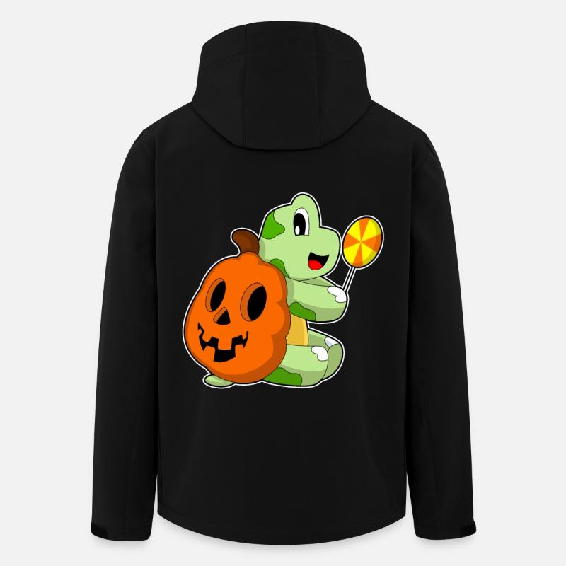 Turtle Halloween lollipop - Men’s Recycled Softshell Jacket by Stanley/Stella - black