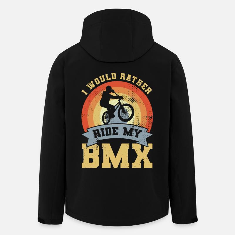 BMX Motivation - Recycelte Männer Softshell-Jacke von Stanley/Stella - Schwarz