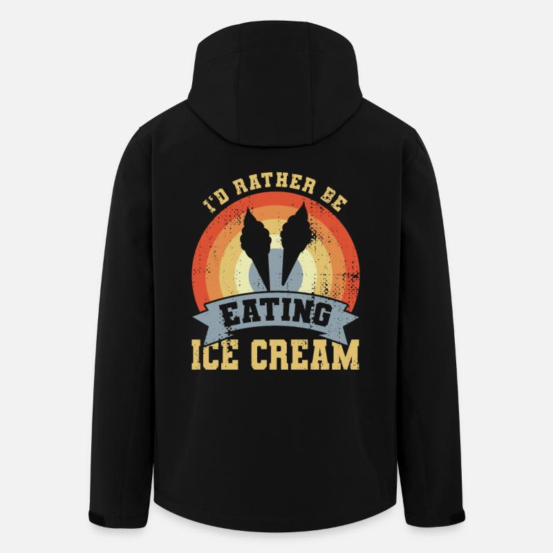 Eis essen - Recycelte Männer Softshell-Jacke von Stanley/Stella - Schwarz