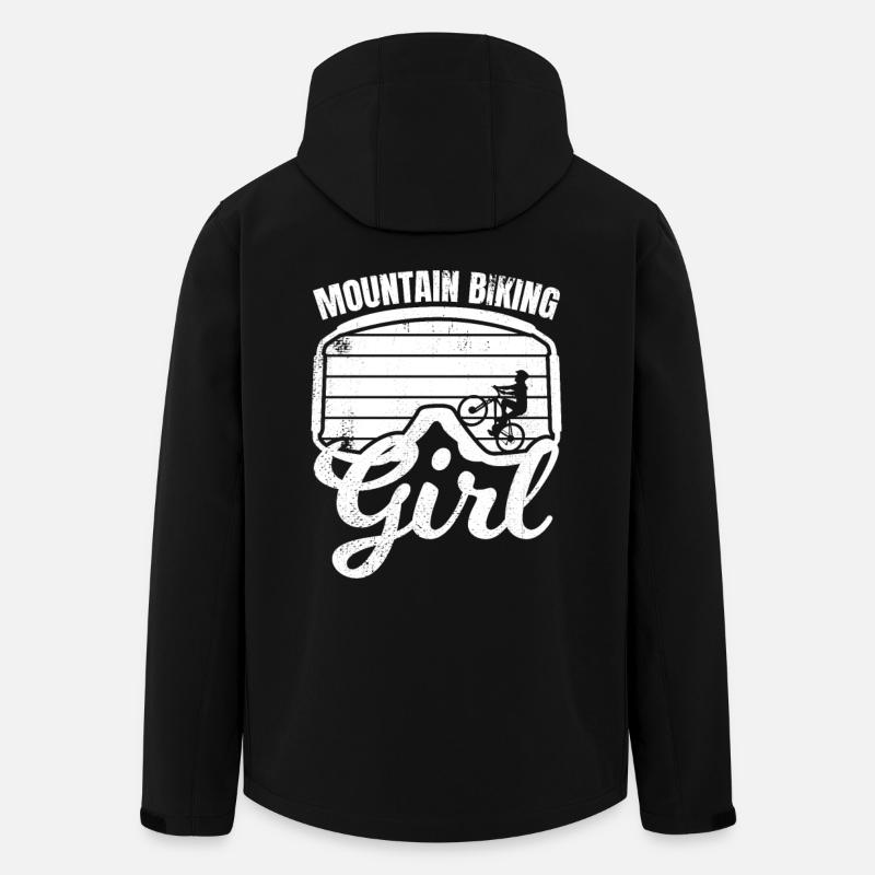 Fille de VTT - Veste softshell homme en polyester recyclé Stanley/Stella - noir