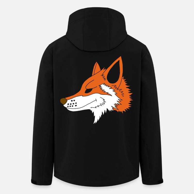 Schlau wie ein Fuchs - Recycelte Männer Softshell-Jacke von Stanley/Stella - Schwarz