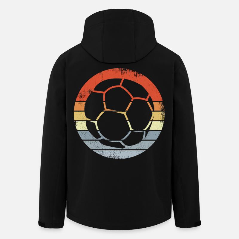 Handball Skizze - Recycelte Männer Softshell-Jacke von Stanley/Stella - Schwarz