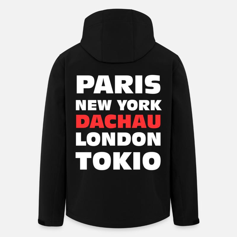 Dachau Gift - Men’s Recycled Softshell Jacket by Stanley/Stella - black
