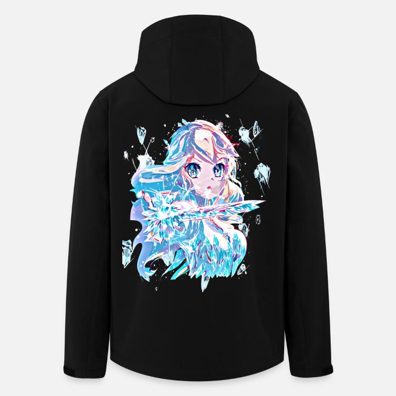 Princesse des glaces - Veste softshell homme en polyester recyclé Stanley/Stella - noir