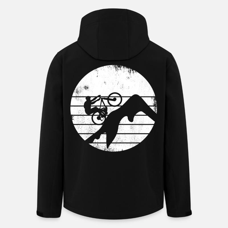 Mountain bikers - Men’s Recycled Softshell Jacket by Stanley/Stella - black