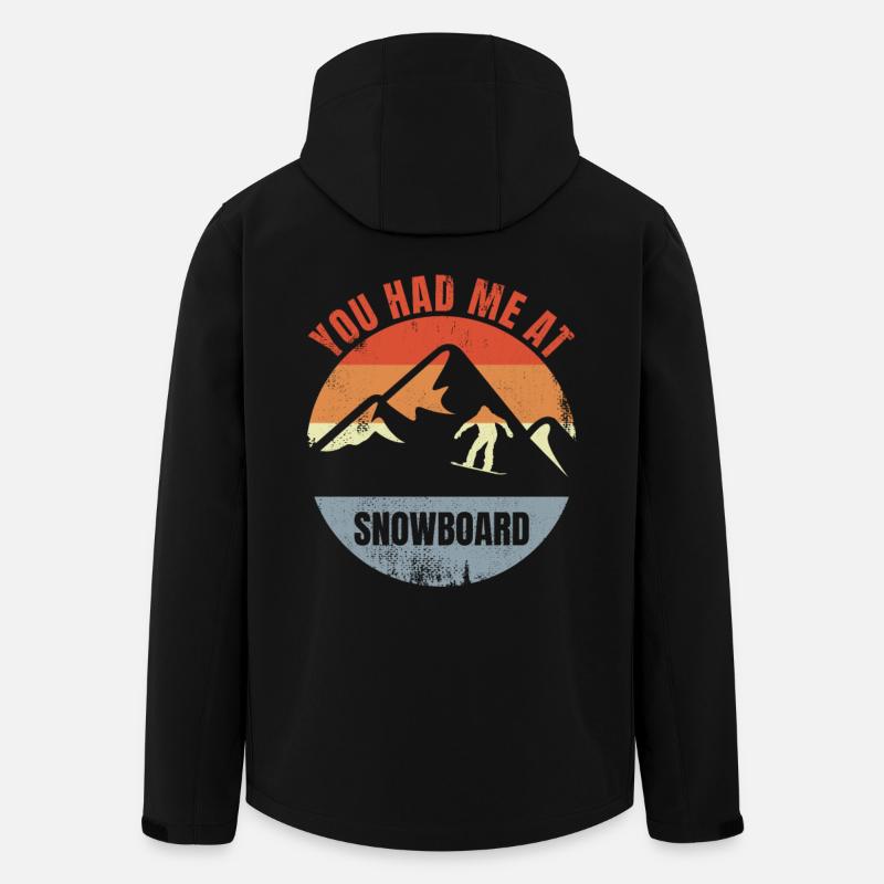 Snowboarder Witz - Recycelte Männer Softshell-Jacke von Stanley/Stella - Schwarz