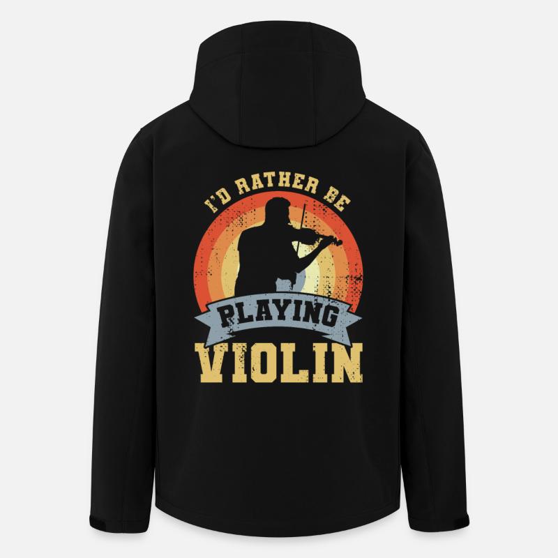 Geiger Witz - Recycelte Männer Softshell-Jacke von Stanley/Stella - Schwarz