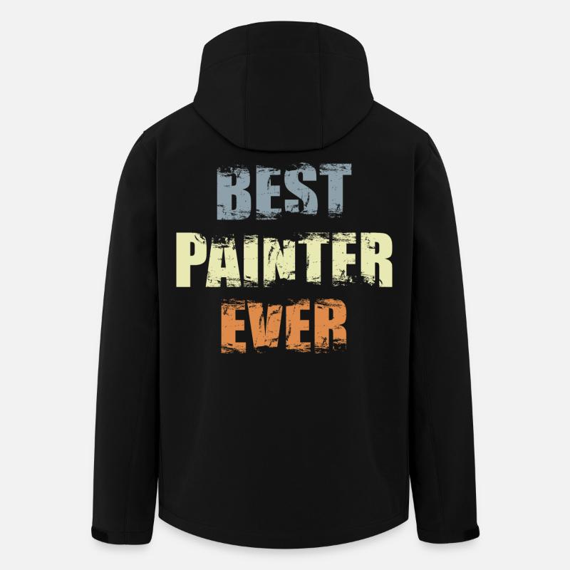 Bester Maler Lackierer - Recycelte Männer Softshell-Jacke von Stanley/Stella - Schwarz