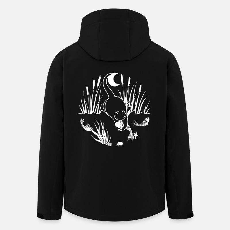Prise de minuit - Veste softshell homme en polyester recyclé Stanley/Stella - noir