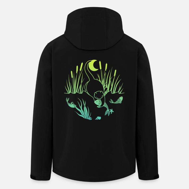 Prise de minuit - Veste softshell homme en polyester recyclé Stanley/Stella - noir