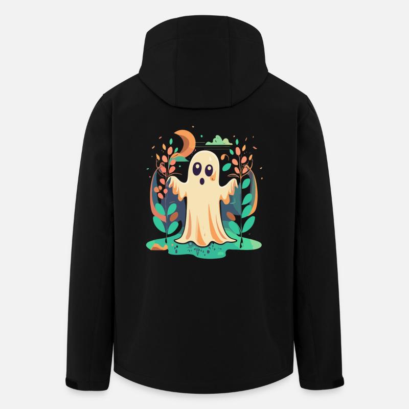 Halloween Geist - Recycelte Männer Softshell-Jacke von Stanley/Stella - Schwarz