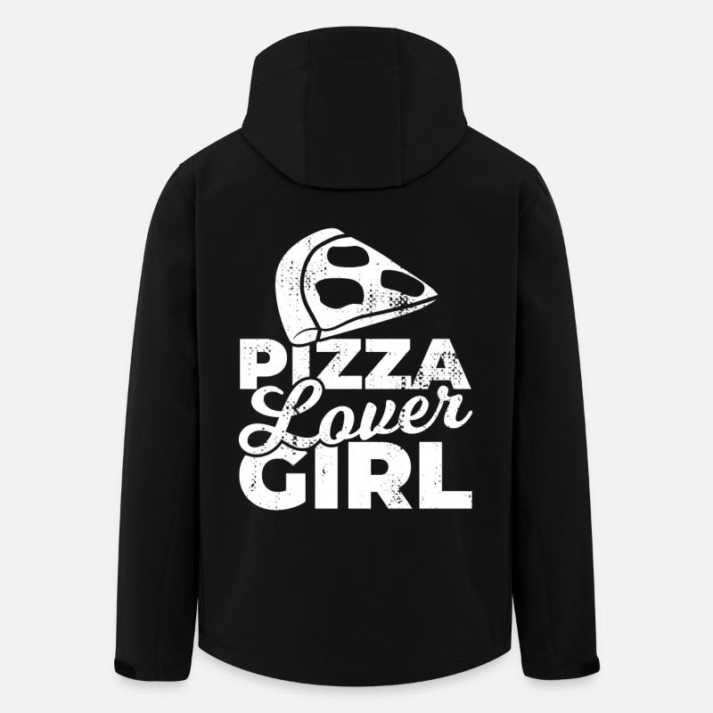 Fille de pizza - Veste softshell homme en polyester recyclé Stanley/Stella - noir