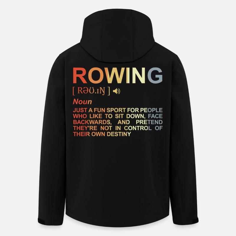 Terme d’aviron - Veste softshell homme en polyester recyclé Stanley/Stella - noir