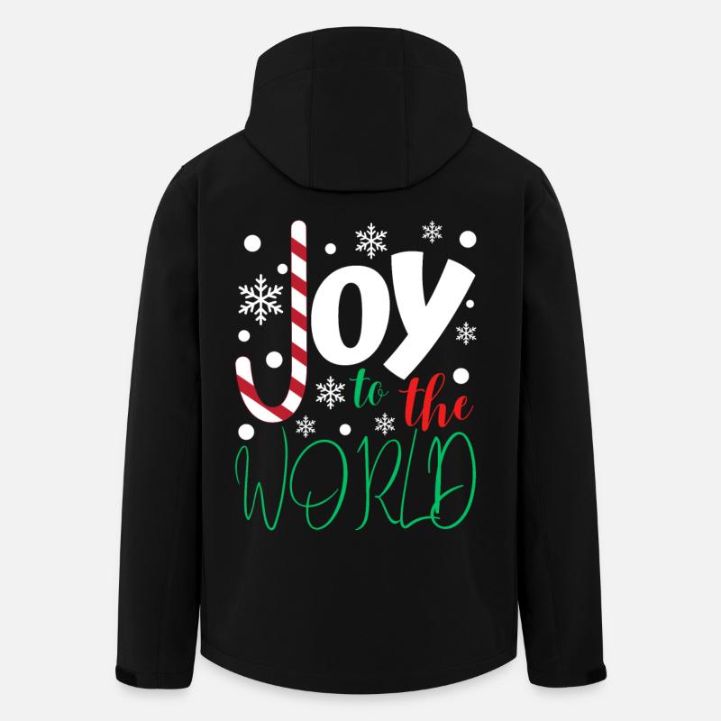 La joie dans le monde - Veste softshell homme en polyester recyclé Stanley/Stella - noir
