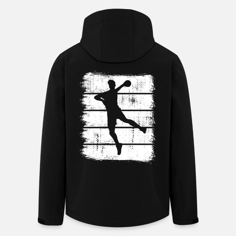 Handballer Junge - Recycelte Männer Softshell-Jacke von Stanley/Stella - Schwarz