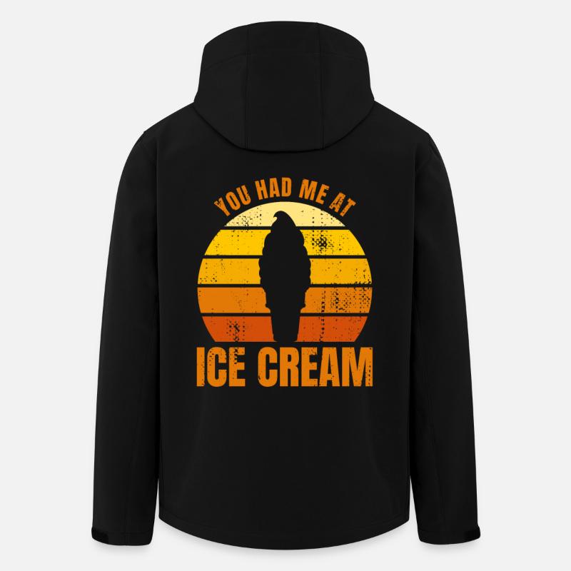Eiscreme Liebhaber - Recycelte Männer Softshell-Jacke von Stanley/Stella - Schwarz
