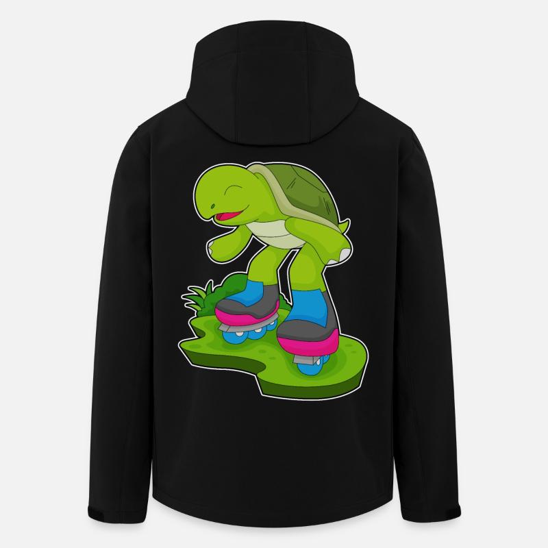 Turtle Inline skating Inline skates - Men’s Recycled Softshell Jacket by Stanley/Stella - black
