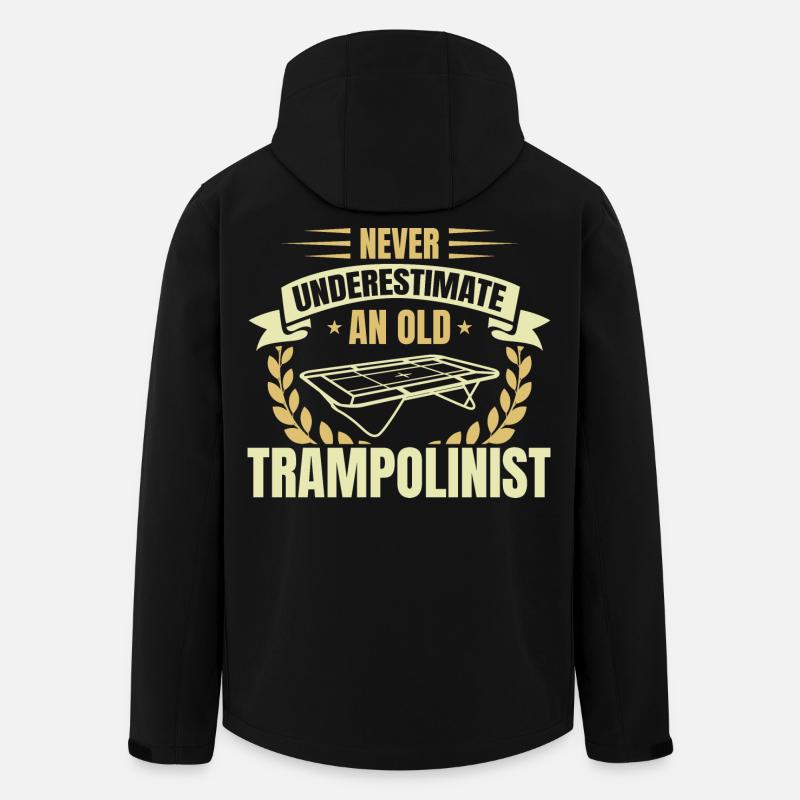 Trampolin Großvater - Recycelte Männer Softshell-Jacke von Stanley/Stella - Schwarz