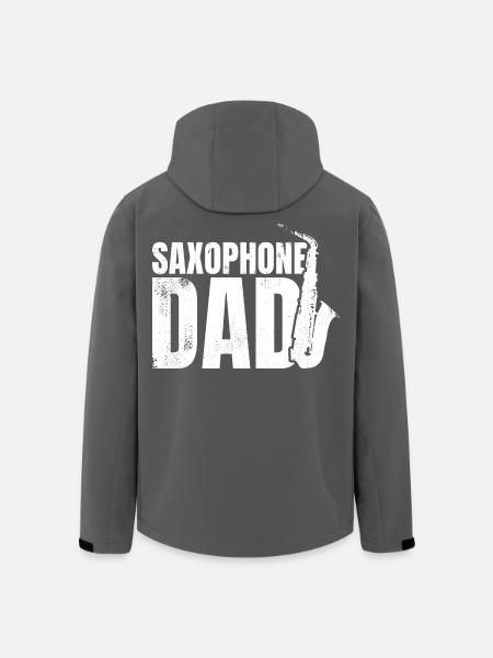 Saxophonist Father - Men’s Recycled Softshell Jacket by Stanley/Stella - black
