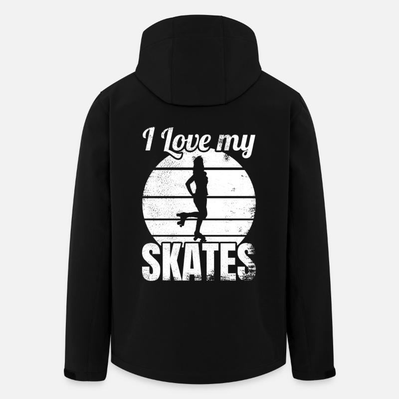 Roller Skating Lover - Men’s Recycled Softshell Jacket by Stanley/Stella - black