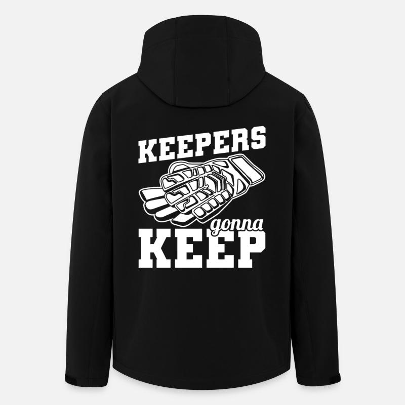 Goalkeeper Football - Men’s Recycled Softshell Jacket by Stanley/Stella - black